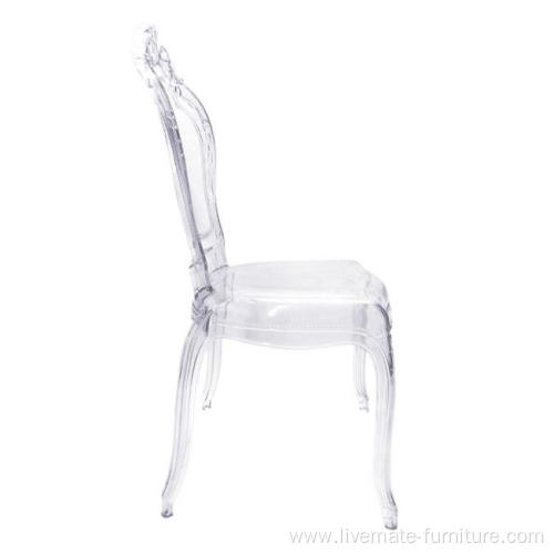 Crystal Ice Stacking Clear Resin Chiavari Chair